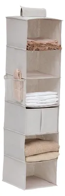Produktbild von Kleiderschrank-Hängeorganisation mit 6 Fächern Five® - Dressy+ - Beige