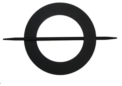 Immagine prodotto di Gardinia, fermatenda per tende Marte Ø 14,5 cm nero opaco