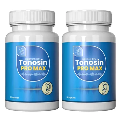 Obrázek produktu pro 2x Tonosin Pro Max – Doplněk stravy pro sluch 30 kapslí