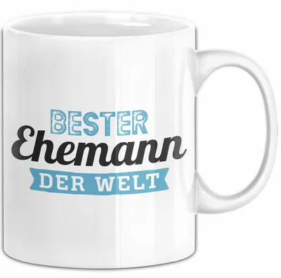 Produktbild von Bester Ehemann Der Welt Tasse Geschenk Becher Jahrestag (Weiß)