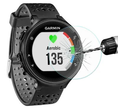 Obrázok produktu pre 0,2 mm 9H tvrdené sklo pre Garmin Forerunner 235 Transparentné ochranné sklo