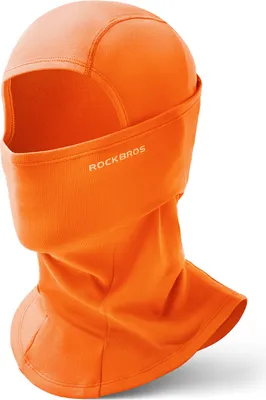 Produktbild von ROCKBROS Sturmhaube Herbst Winter für Outdoorsports Fahrrad Motorrad Balaclava Reflektierend Winddicht Anti-Staub, Orange
