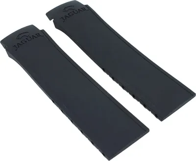 Produktbild von Jaguar Swiss Made | Uhrenarmband Kautschuk schwarz J659 J659/1 J659/2