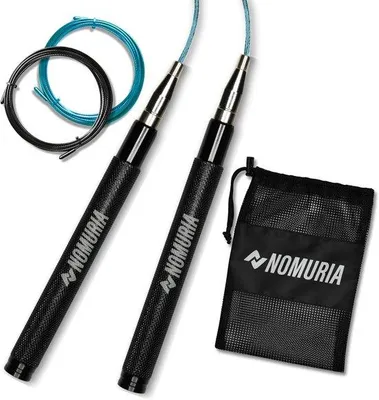 Immagine prodotto di Corda per saltare Famanu, in alluminio, regolabile: allenamento efficace per fitness e cardio
