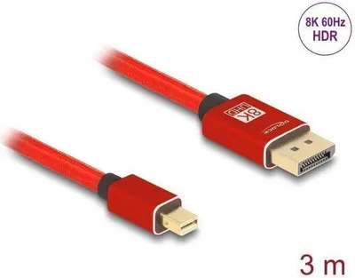 Immagine prodotto di DELOCK Mini DisplayPort zu DisplayPort Kabel 8K 60 Hz 3 m