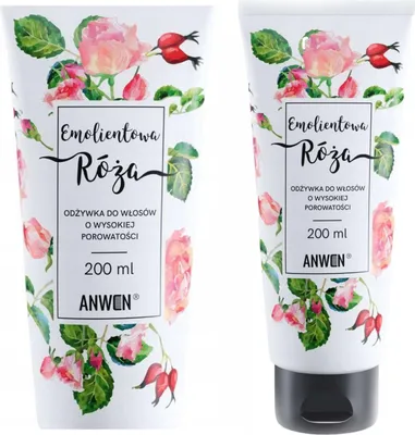 Imagen del producto de ANWEN Acondicionador Emoliente Rosa, 200 ml - Acondicionador emoliente