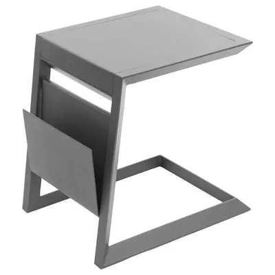 Produktbild von Aluminiumtisch mit Zeitungsständer ALLURE