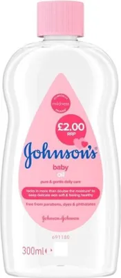A bottle of Johnson's Baby Oil.