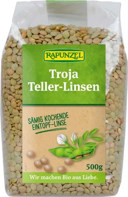 Zdjęcie produktu dla Rapunzel 702330, 500 g, Soczewica, Hiszpania, 304 kcal, 1280 kJ, 23,4 g