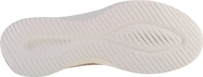The underside of a shoe sole.