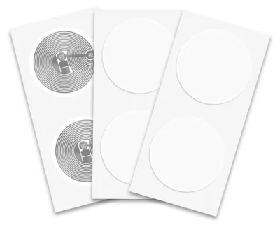 Zdjęcie produktu dla 30 sztuk etykiet NFC NTAG216 - samoprzylepne - białe