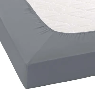 Produktbild von Janine ELASTIC Spannbetttuch 5002 .100 X 200 opalgrau