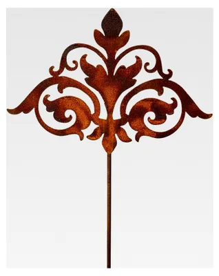 Produktbild von Gartenstecker im Barock-Stil aus Edelrost, 110 cm