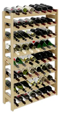 Produktbild von Weinregal aus Holz für 56 Flaschen