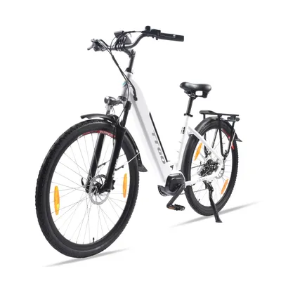 Productafbeelding van TTGO LK-ZZ-28ST elektrische fiets - 250W motor 36V20AH 28 inch banden hydraulische schijfremmen - wit