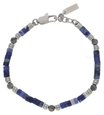 Produktbild von 2 Jewels Herren Armband Edelstahl mit Sodalith und Achat 232459