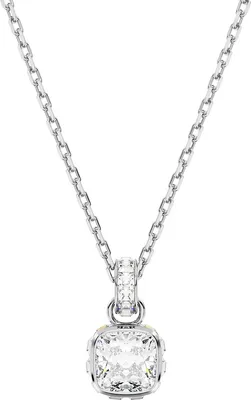 Zdjęcie produktu dla Swarovski Naszyjnik z zawieszką Birthstone April Cushion Cut White 5651704