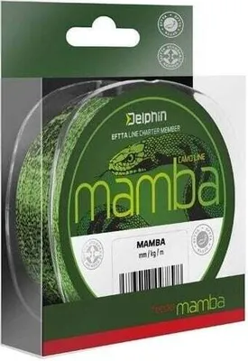 Produktbild von Delphin Mamba Feeder Camouflage 0,23 mm 200 m 9,4 lbs Angelleine