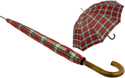 Image de Omgoods - Parapluie automatique pour hommes, avec manche en bois