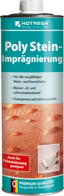 Produktbild von HOTREGA Poly Stein Imprägnierung Steinimprägnierung Imprägniermittel für Natur- & Kunststein 1L
