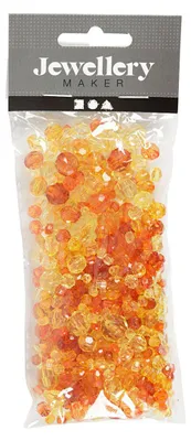 Produktbild von Creativ Company Facettenperlen gelb, 45 Gramm