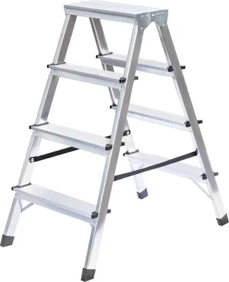Produktbild von Haushaltsleiter beidseitig begehbar 2x4 Stufen