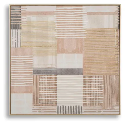 Immagine prodotto di Mauro Ferretti Quadro su tela con cornice Linee 60x3x60 cm