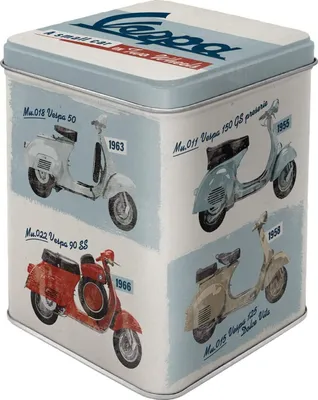 Produktbild von Nostalgic-Art - Teedose - Vespa - Vespa Model Chart