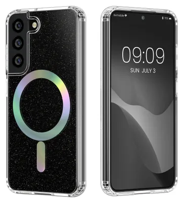 Produktbild von kwmobile Hülle kompatibel mit Samsung Galaxy S22 Handyhülle - Hard Case mit TPU Bumber - Schutzhülle kompatibel mit MagSafe - Kameraschutz -