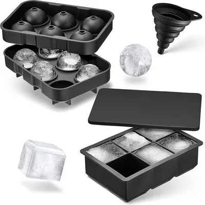 Produktbild von Famanu Eiswürfelform rund - große Eiswürfel