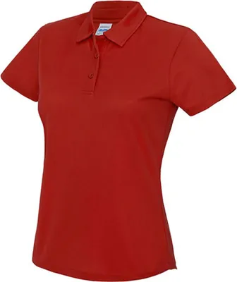 Produktbild von Just Cool JC045 | Girlie Cool Damen Poloshirt - nach WRAP - Farbe: Fire Red - Größe: M