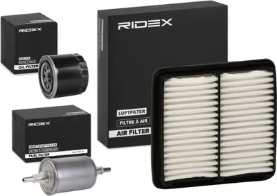 Produktbild von RIDEX Filterset Inspektionspaket Filtersatz für CHEVROLET MATIZ (M200, M250) für DAEWOO Matiz Schrägheck (M100, M150)