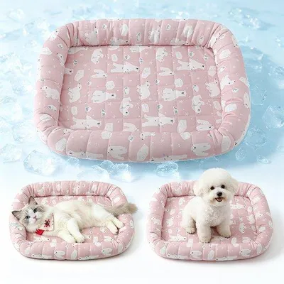 Imagen del producto de Colchoneta refrescante para perros - Almohadilla refrescante para perros - Lavable - Zona de descanso para perros