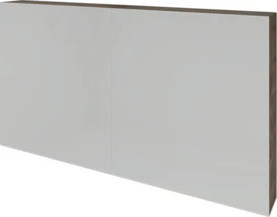 Produktbild von Spiegelschrank Sanox 120 x 12 x 65 cm espresso 2-türig doppelt verspiegelt