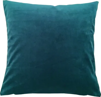 Produktbild von Home Wohnideen Kissenhülle Samt 1 teilig 40 x 40 cm Petrol