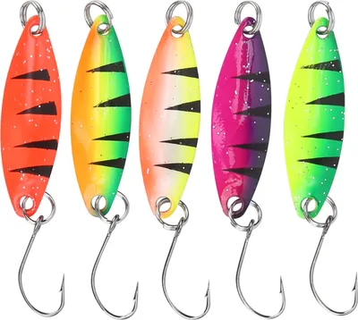 Obrázok produktu pre Kovové Crankbait návnady Single Hook, farebné rybárske lyžice návnady, farebné kovové tvrdé návnady, farebné Walleye pstruh lyžice návnady, kovové tvrdé návnady, Spinner návnada kovové tvrdé lyžice návnady