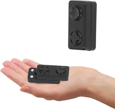 Obrázek produktu pro Magnetický posuvník, smyslová hračka, obdélníkový tvar, 2 tlačítka, zmírňuje stres, tlak prstů, černá barva