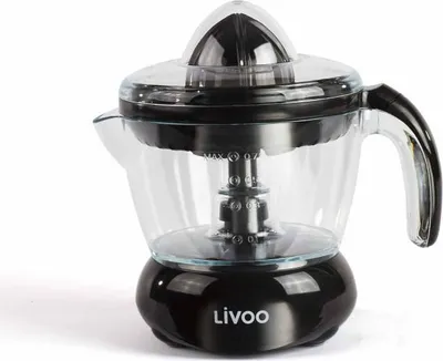 Immagine prodotto di Spremiagrumi elettrico LIVOO DOD131N, 25 W, 700 ml, 1 cono grande e 1 piccolo, nero