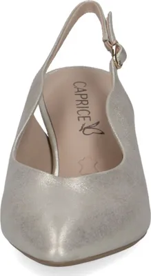 Produktbild von Caprice Damen Slingpumps Leder Pumps Schnalle Slingback 9-29603-44, Größe:38.5 EU, Farbe:Beige