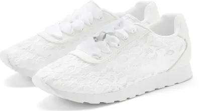 Produktbild von LASCANA Sneaker Freizeitschuh, Schnürschuh, weiß Größe 43