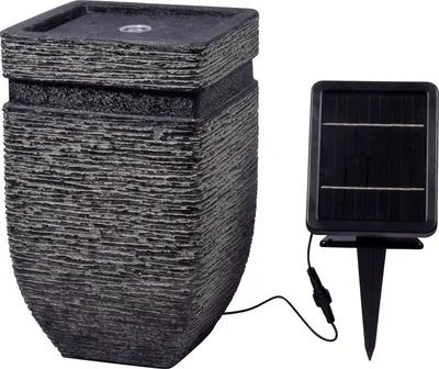 Produktbild von dobar Gartenbrunnen „Hera“ mit Solar-Panel Wasserspiel