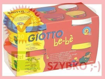 Produktbild von Knetmasse 4 x 100 g, Set 1, Bebe GIOTTO