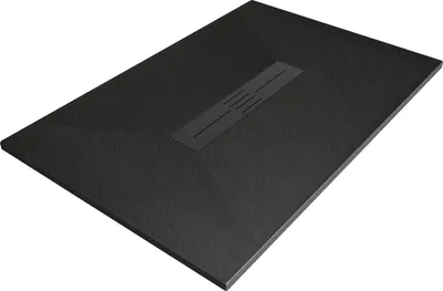 Produktbild von Mexen Toro Rechteck-Duschwanne SMC 120 x 90 cm, schwarz, schwarze Abdeckung - 43709012-B