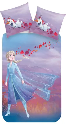 Produktbild von Frozen Die Eiskönigin Elsa & Olaf Bettwäsche Linon / Renforcé