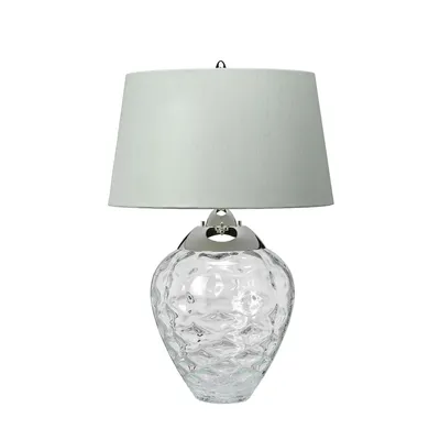 Immagine prodotto di Lampada da tavolo a LED, acciaio, vetro, trasparente, H 71,5 cm