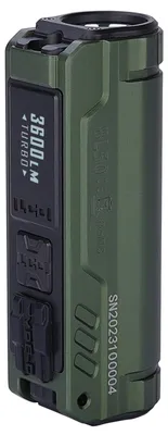 LED-Taschenlampe 3600 Lumen, wiederaufladbar, UV-Licht, OLED-Display, 6 Modi