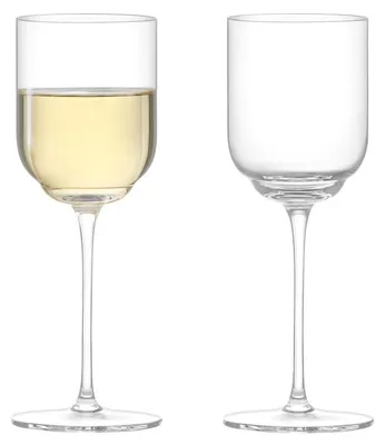 Imagen del producto de Anton Studio Designs: Juego de dos copas para vino blanco, color blanco