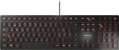 Image de Cherry JK-1600CH-2 CHERRY TAS KC 6000 SLIM Corded CH-Layout schwarz