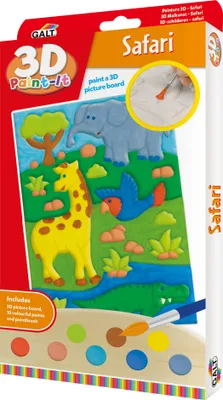 Immagine prodotto di pagina da colorare 3D - Safari
