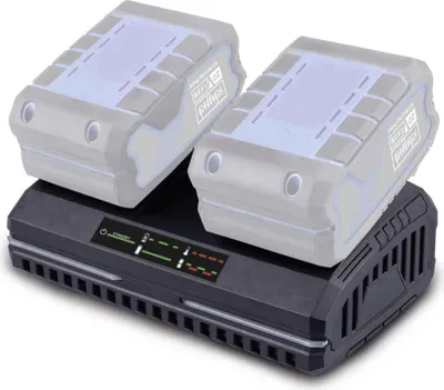 Obrázok produktu pre Duálna nabíjačka SCHEPPACH IXES 20V SDBC4,5A, pre: batérie Scheppach IXES 20V
